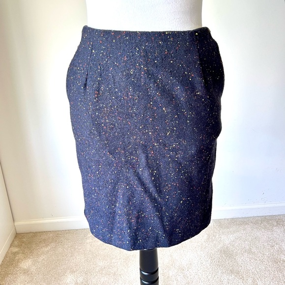 MODCLOTH Colorful Specked Wool Pencil Skirt—SZ. 0 - Picture 4 of 17